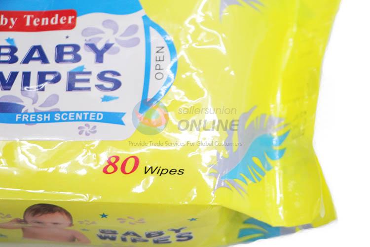 Simple Best 80 Pcs Baby Wipes Wet Tissue Cleaning Wipes