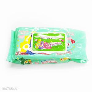 Simple Style 80 Pcs Baby Wipes Wet Tissue with Box