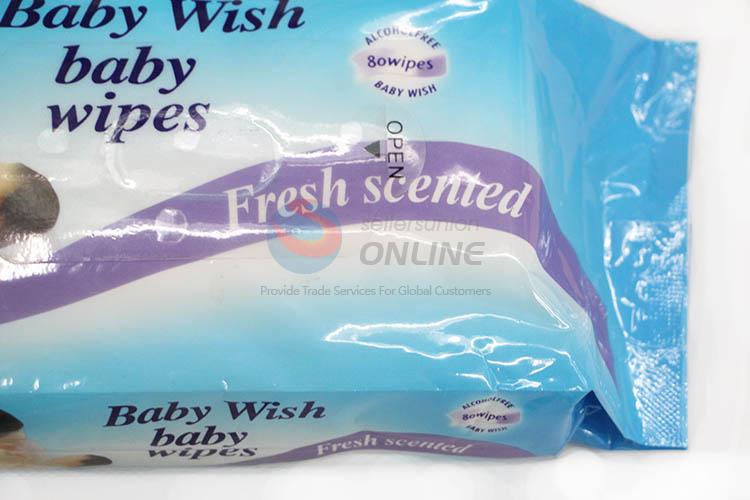 Personalized 80 Pcs Baby Wipes Wet Tissue Cleaning Wipes