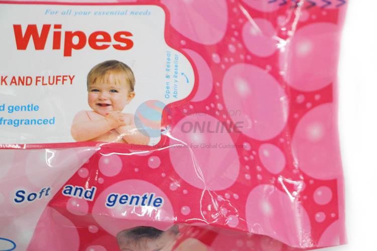 Fashion Cheap 80 Pcs Baby Wipes Wet Tissue with Box