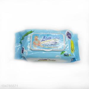Normal Low Price 80 Pcs Baby Wipes Wet Tissue with Cover