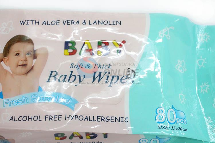 New Fashion 80 Pcs Baby Wipes Wet Tissue Cleaning Wipes