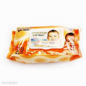 Hot Selling 80 Pcs Baby Wipes Wet Tissue with Cover