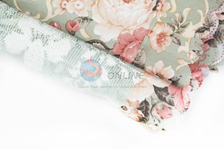 Latest Design Flower Printed Lace Food Cover Table Mesh Breathable Anti Fly Mosquito Kitchen Cooking Tools