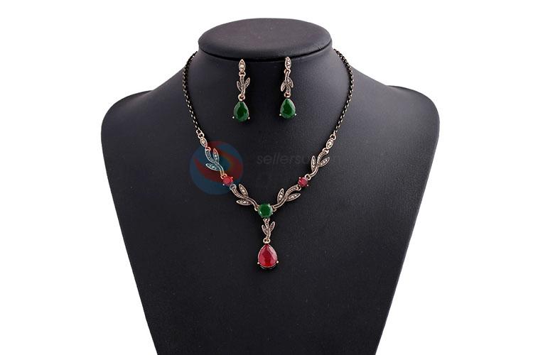 High quality delicate necklace&earrings set