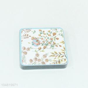 Factory price flower printing cup mat
