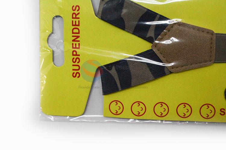Factory Direct High Quality Adjustable Kids Suspenders Button Braces Belt