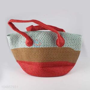 Popular Wholesale Simple Fashion Girl Straw Bag Handbags