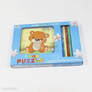Best Sale Bear Doodle Puzzle Painting Puzzle Children Educational Toy
