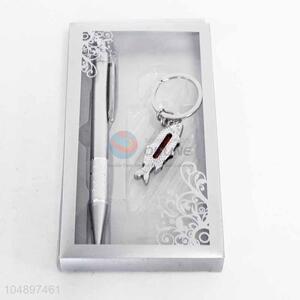 High quality gift pens with keychain ballpoint promotional pens