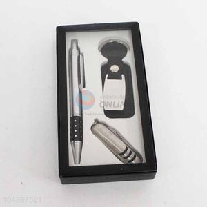 Promotional plastic ball pen, pen gift set for business