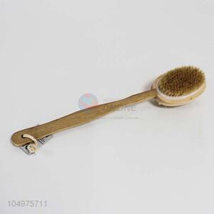 Wooden Massager Body Shower Bath Brush with Long Handle