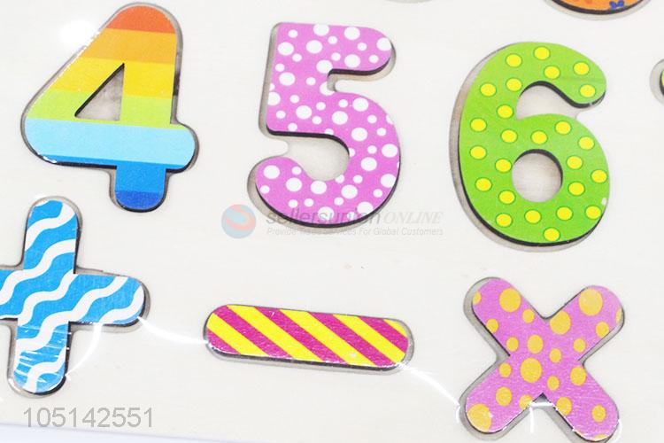 Hot Sales New Style Developmental Cartoon Jigsaw Puzzle Numbers Toy
