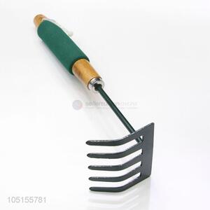 New Style Iron Garden Rake Tool with Wooden Handle