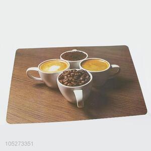 Best High Sales Coffee Pritned Dining Table Mat Disc Pads
