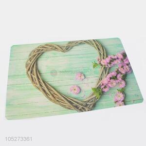 High Quality Heart Pattern Bowl Pad Coasters Waterproof Table Mat