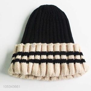 Low price acrylic knitted winter warm hats
