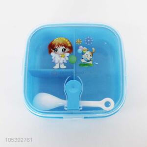 Factory Price Cartoon Lunch Box with Spoon