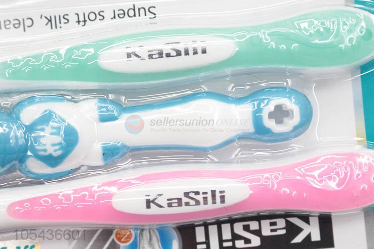 Best Quality 3 Pieces Toothbrush Set For Family