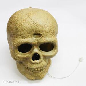 Wholesale cheap Halloween decoration skull head with light