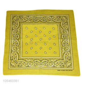 High quality square printing polyester bandanas