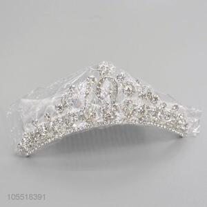 Top Sale Hair Accessories Fashion Jewellery Rhinestone Crown Tiaras for Bride