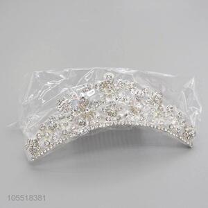 Hot Selling Fashion Rhinestone Crystal Wedding Tiara Bride Crown