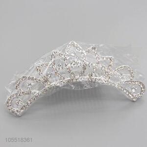 High Sales Hair Jewelry Pearl Crystal Tiaras And Crowns For Bride Wedding