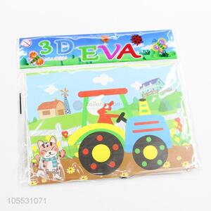 Hot Sale Pre-School Educational 3D EVA Puzzle Stickers
