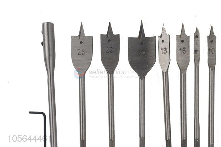 Custom 10 Pieces Flat Wood Drill Bit Set For Accurate Wood Drilling