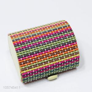 Factory promotional bamboo woven curtain wooden jewelery box
