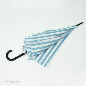 Hot selling fashion striped straight umbrella outdoor umbrella