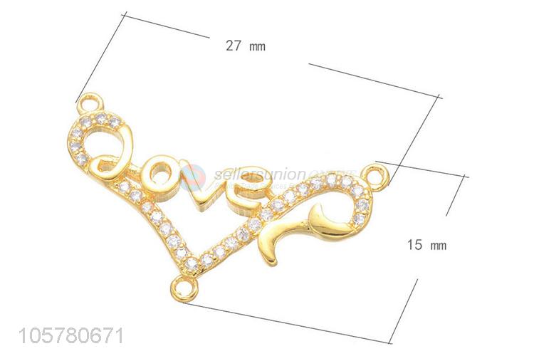 Fashion Inlay Zircon Jewelry Parts Necklace Accessories