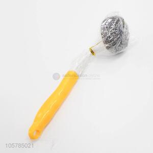 Unique Design  Plastic Long Handle Stainless Steel Cleaning Ball