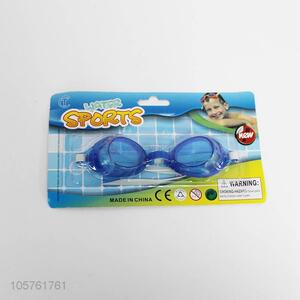 Superior quality children blue swimming goggles