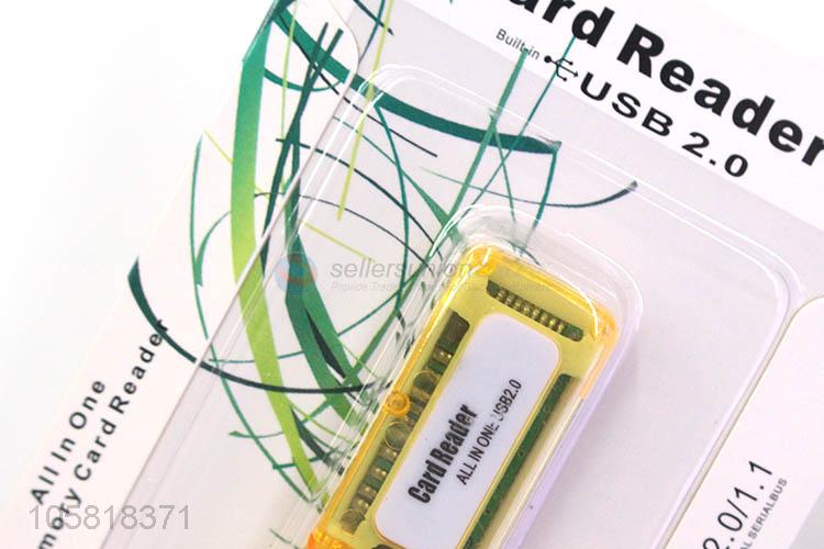 China Manufacture Usb2.0 Card Reader Fashion Memory Card Reader