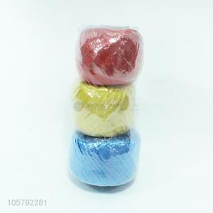 Good Quality 3 Pieces Colorful Plastic Rope