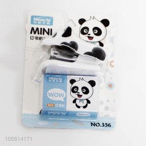 Hot selling cute mini plastic stapler set for students