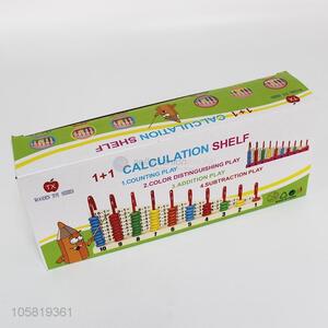 Popular Promotional Wooden Abacus Toy for Kids Calculate Counting Frame