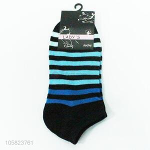 Stylish stripes women running socks anklet socks