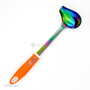 Modern design stainless steel long handle serving soup ladle