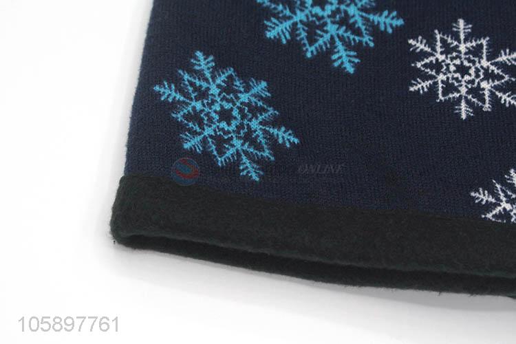Good Quality Snowflake Pattern Knitted Neck Warmer