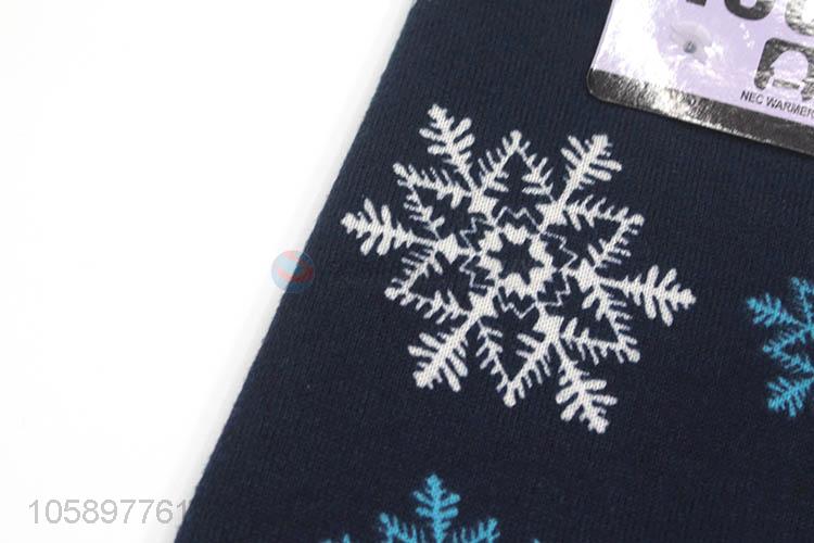 Good Quality Snowflake Pattern Knitted Neck Warmer