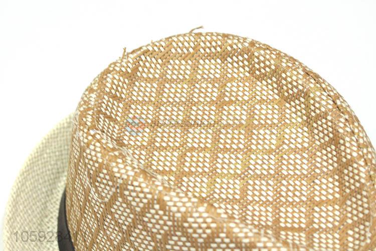 Unique design fashion summer decoration paper straw hat