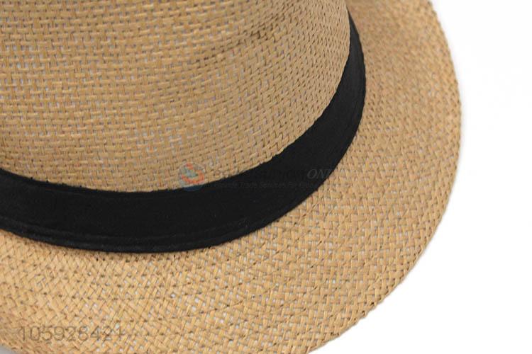 Good quality decorate summer paper straw hat