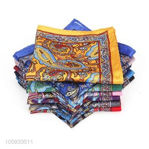 New Arrival Printed Business Pocket Squares For Man