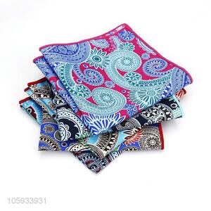 Cool Printed Cotton Handkerchief Men Pocket Square