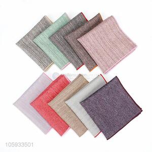 Hot Sale Cotton Pocket Squares Business Handkerchief