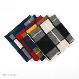 Fashion Plaid Men Handkerchief Suit Pocket Squares