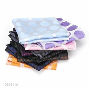 Best Quality Wave Point Pattern Business Handkerchief For Men